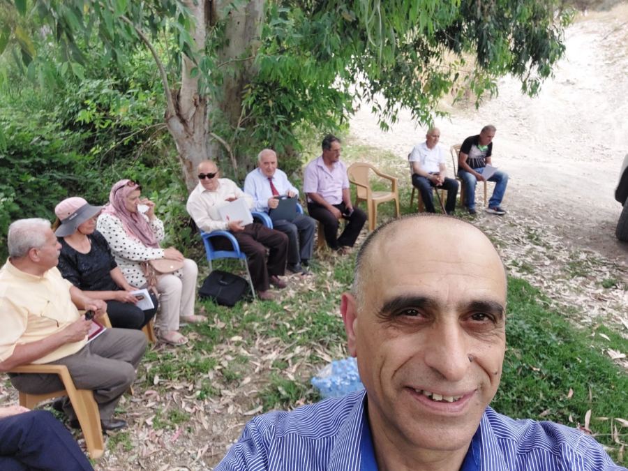 رسومات الفنان سليم السعدي في متحف مجد كنعان وتراث اللجون